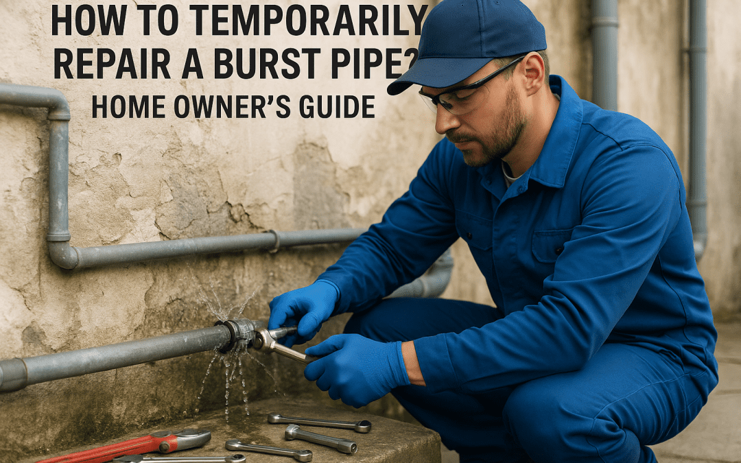 How to Temporarily Repair a Burst Pipe? Home Owners Guide
