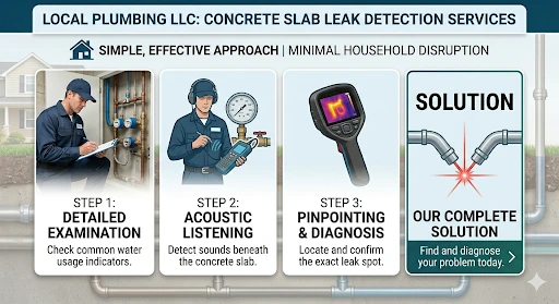 How Local Plumbing LLC Detects Slab Leaks