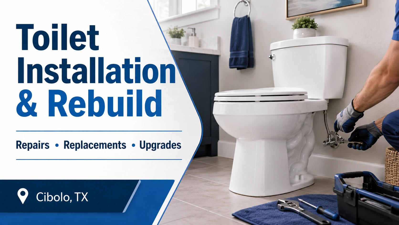 Expert toilet installation and replacement services in Cibolo, Texas Expert toilet installation and replacement services in Cibolo, Texas